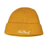 CHUNKY KNIT DIVISION OF FEAR BEANIE- MUSTARD