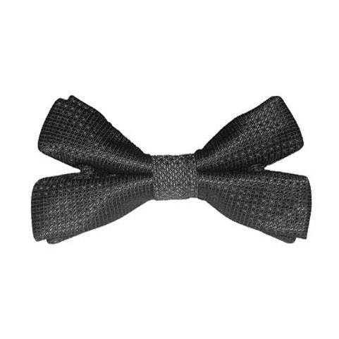Formal Men Noir Double V-Cut Bow Tie