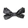 Men's Classic Black and White Polka Dots Bow Tie (Midnight)