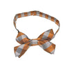 Men's Classic Orange and Grey Bow Tie (Classic Man)