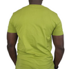 Military Green Short sleeves Square V Neck T-shirt